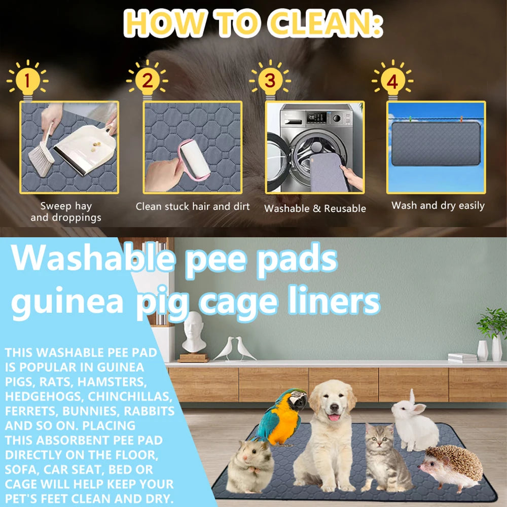 Guinea Pig Washable Cage Lining