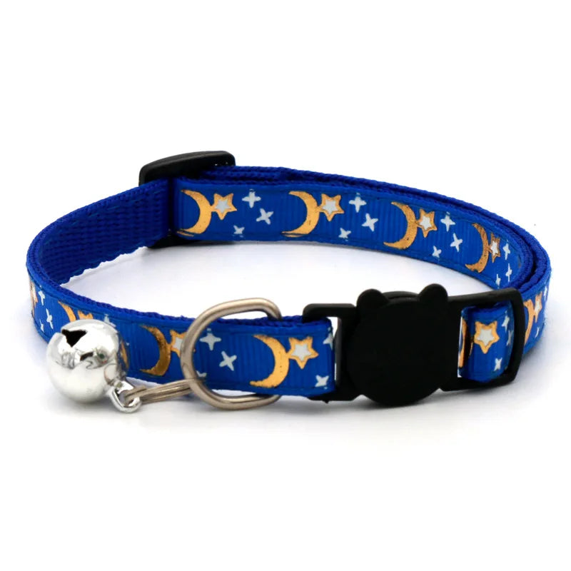 Adjustable Cat Collar With Safety Bell