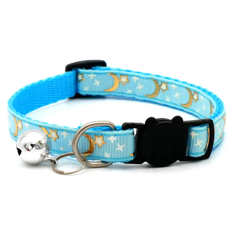 Adjustable Cat Collar With Safety Bell
