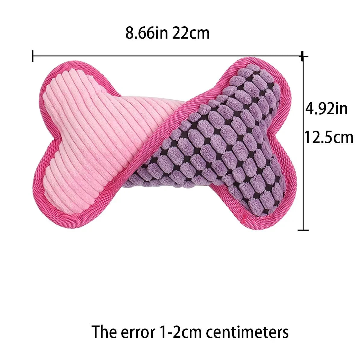 Plush Squeaky Bones Toys, Suitable For Dogs