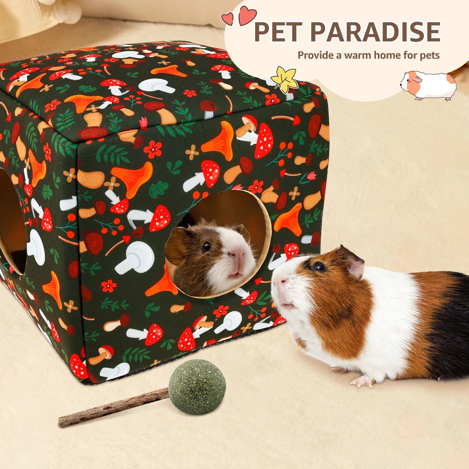 Guinea Pig House Bedding Cage