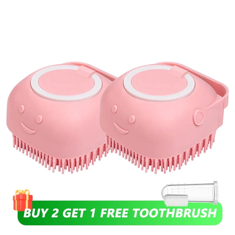 Dog Brush Soap Scrubber