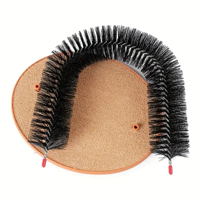 Toy Arch Massage Grooming Rubbing Brush for cats