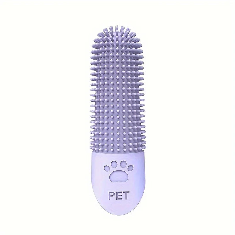 Silicone 360° Finger Toothbrush for Dogs Cats