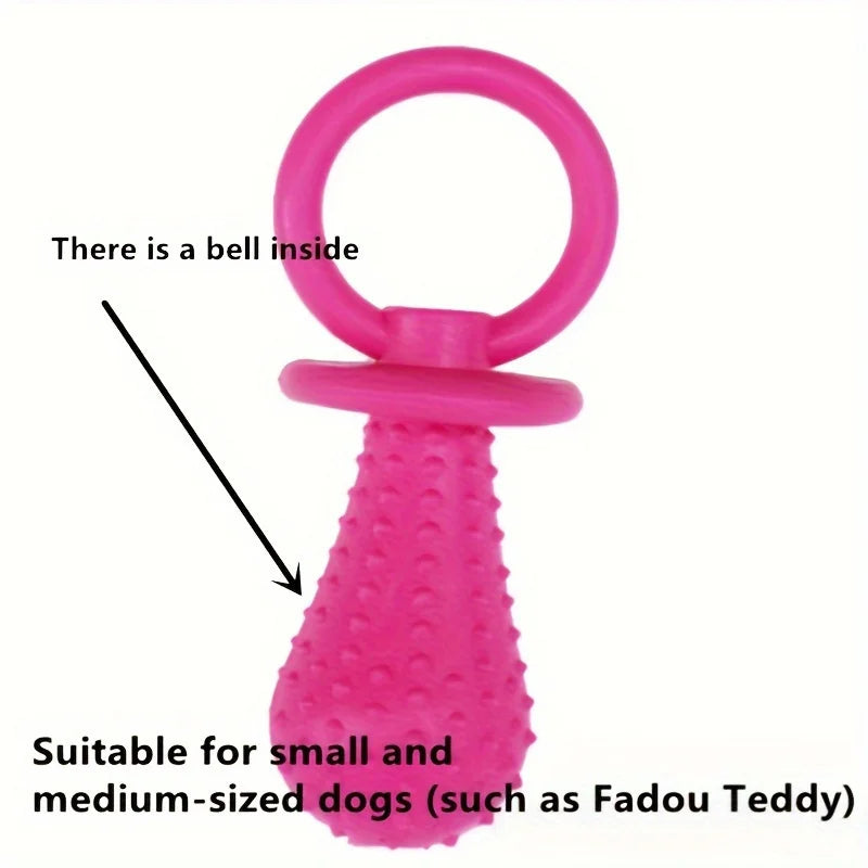 Three Durable Rubber Dog Chew Toys