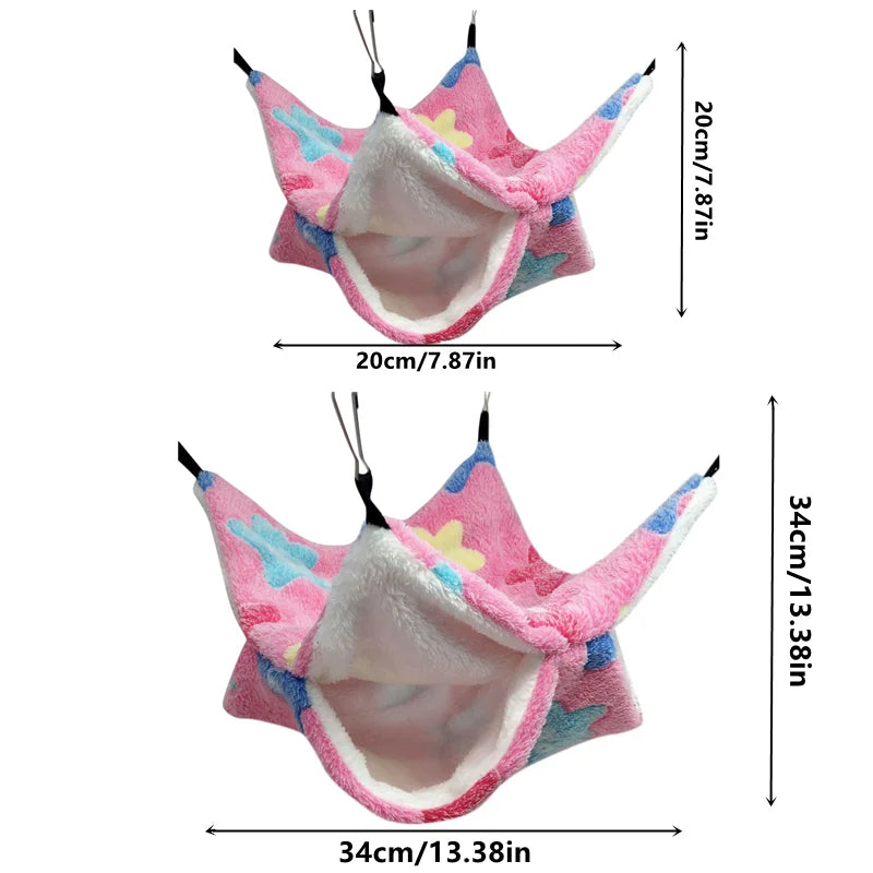 Double Layered Hamster Cage Sleeping Hammock