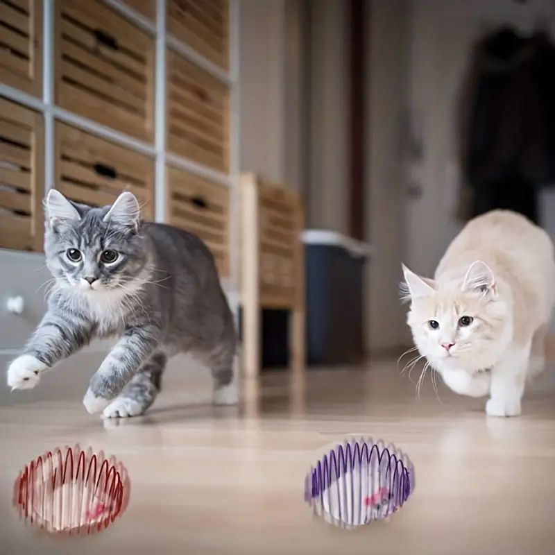Cat Toy Spring Balls