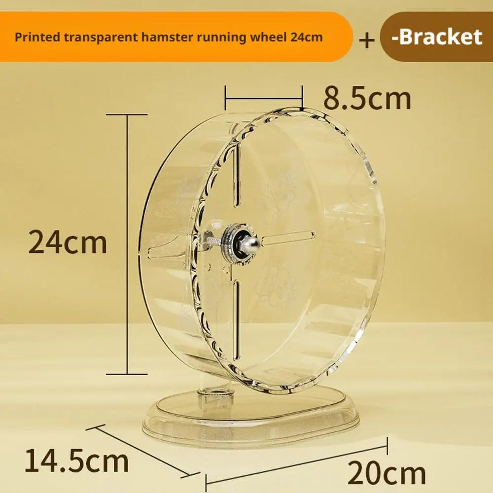 Hamster Transparent Running  Wheel
