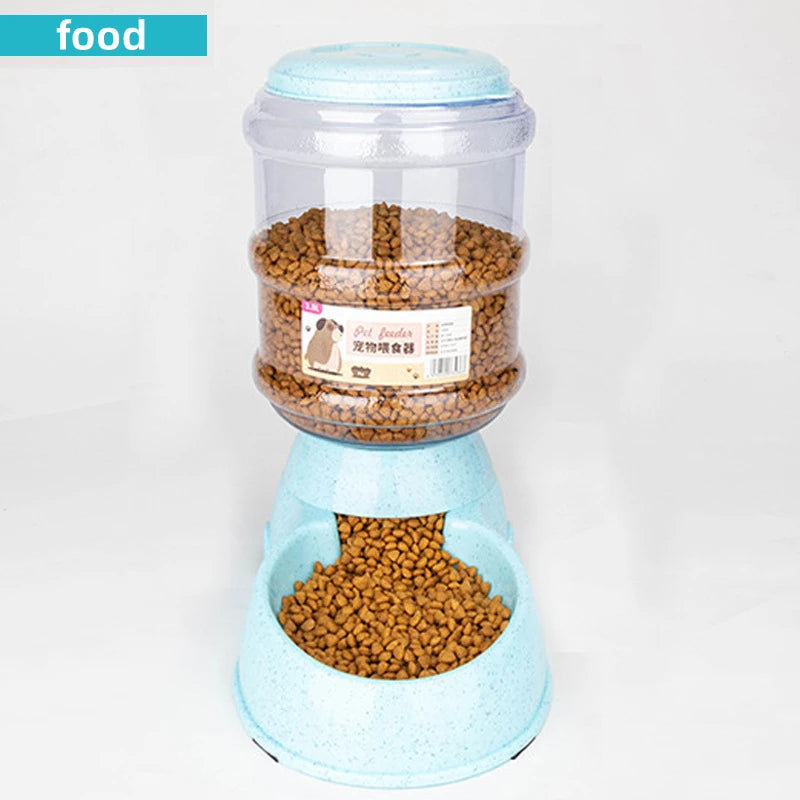 Large Capacity Dog Feeder Bowls & Water Dispenser