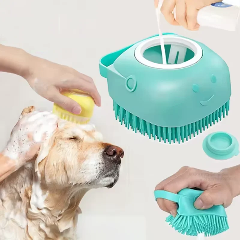 Bath Massage Brush for Dogs And Cats