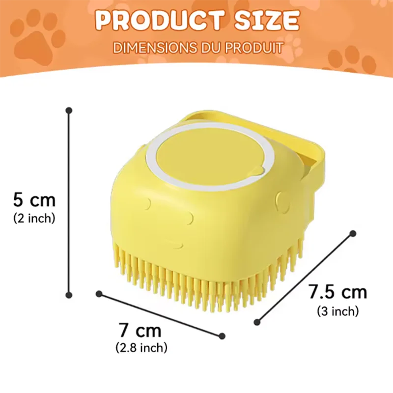 Bath Massage Brush for Dogs And Cats