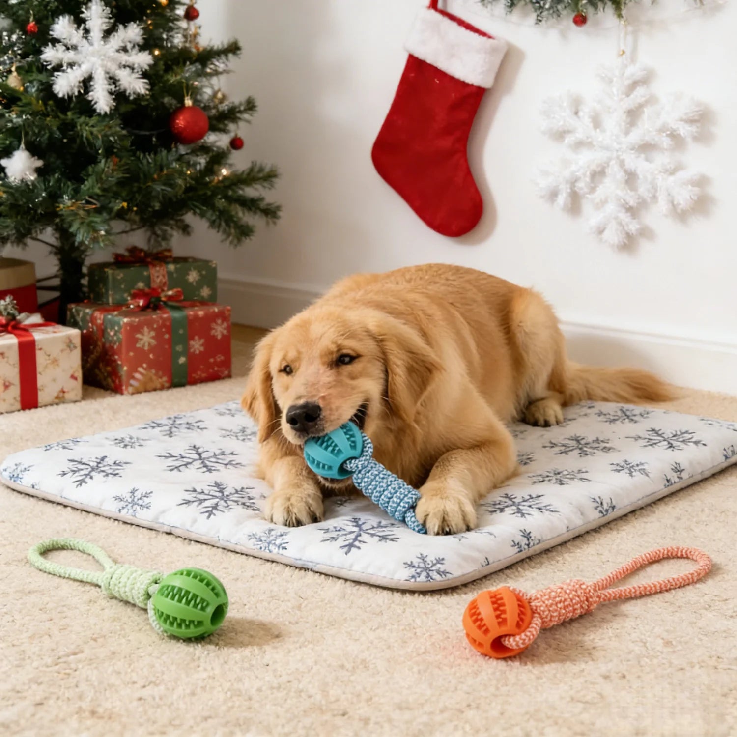 Durable Braided Rope Chew Toy Ball
