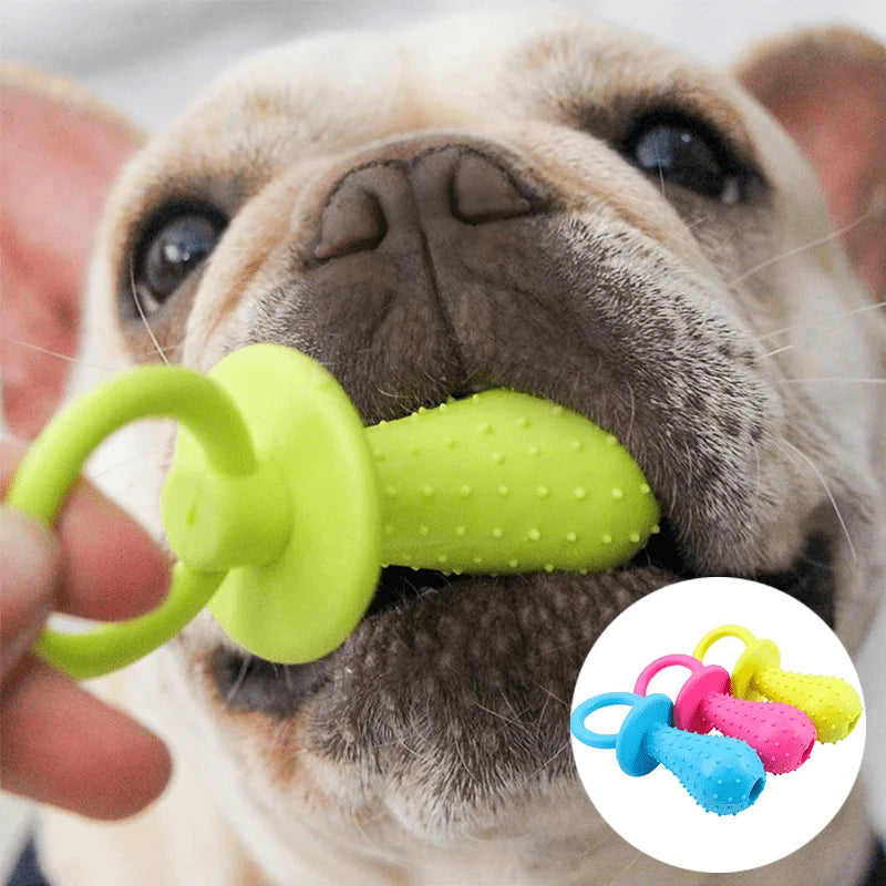 Three Durable Rubber Dog Chew Toys