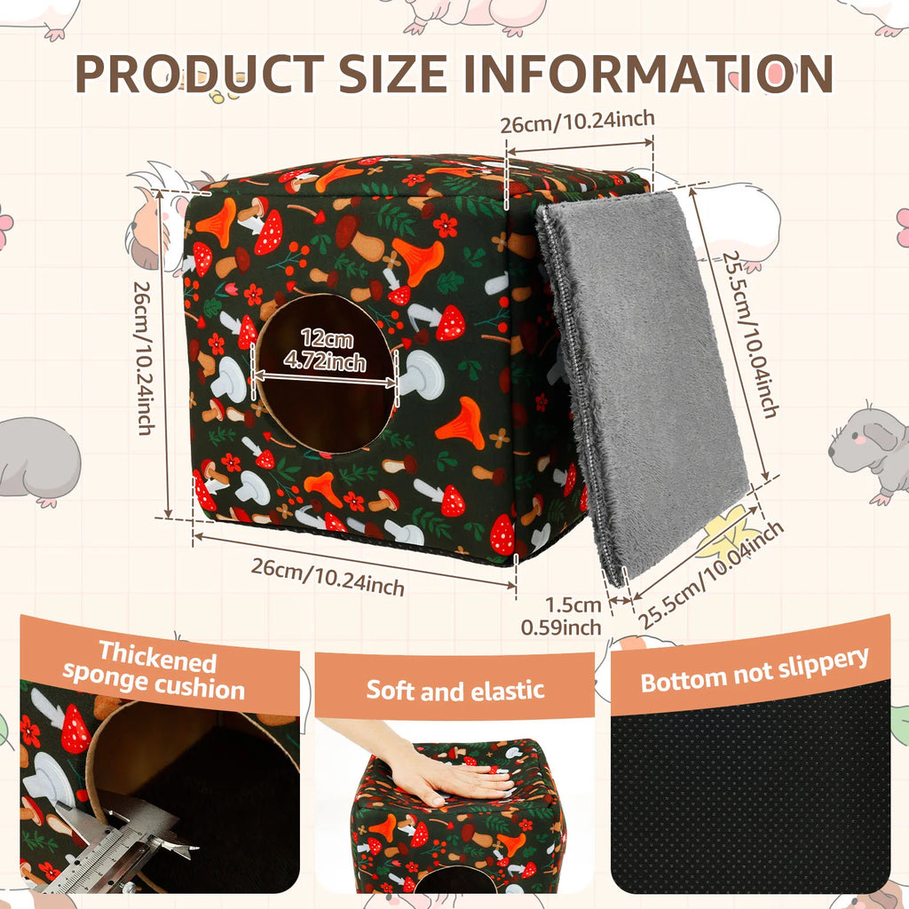 Guinea Pig House Bedding Cage