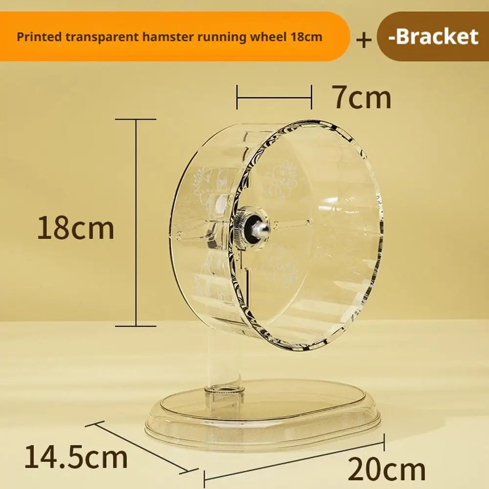 Hamster Transparent Running  Wheel