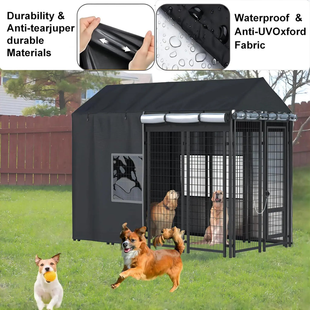 Outdoor Dog Kennel Covered