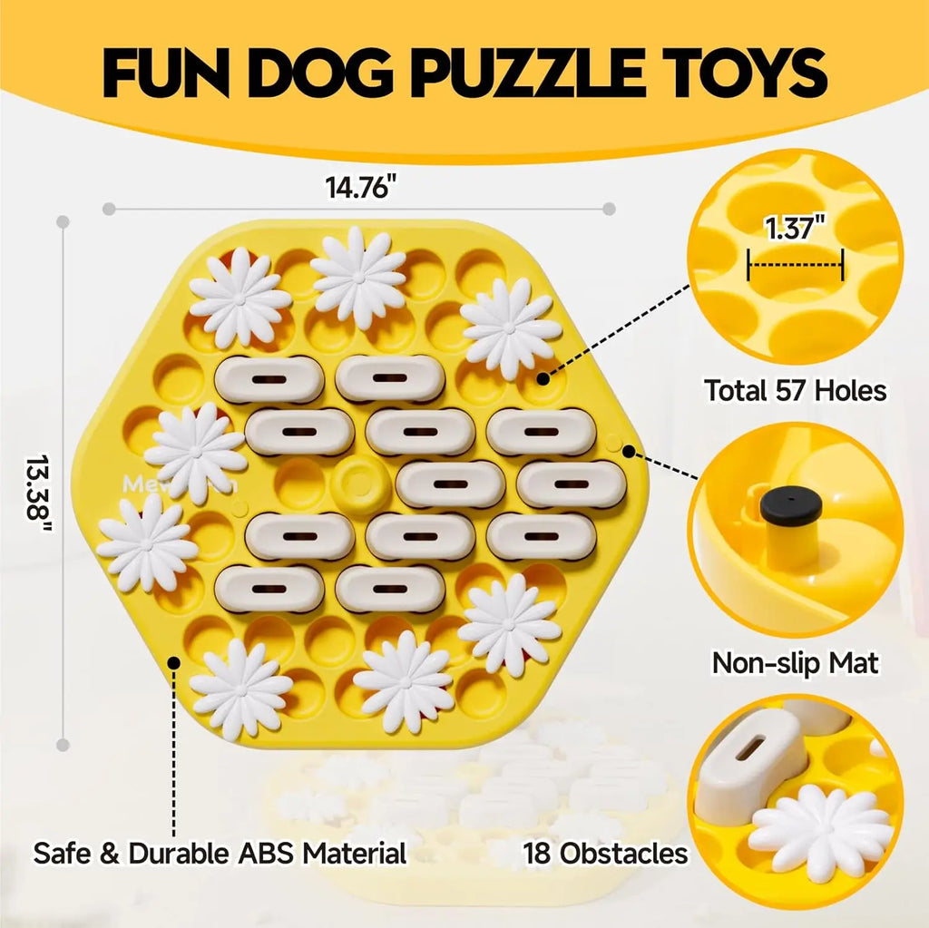 Dog Puzzle Slow Feeder Interactive Puzzle