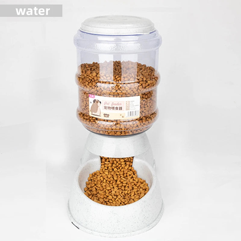 Large Capacity Dog Feeder Bowls & Water Dispenser