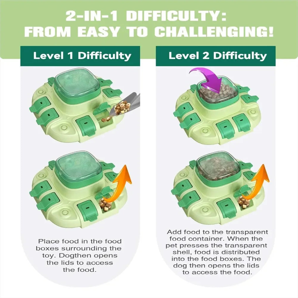 Dog educational toys hidden food dog bowl