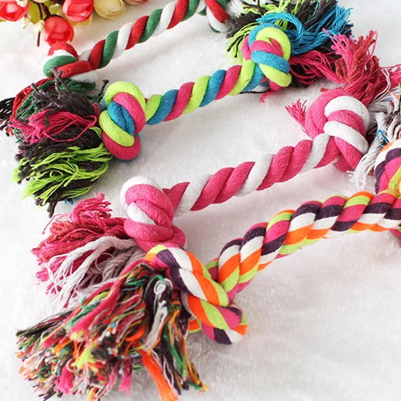 Dog Toy  Bite-resistant Cotton Rope Knot