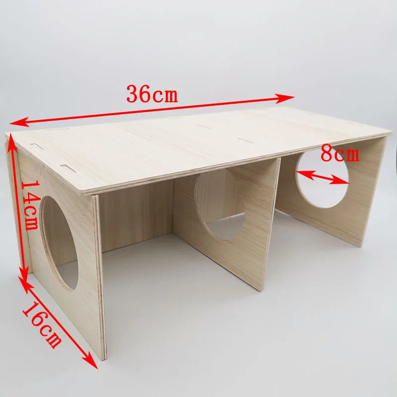 Hamster Solid Wood Shelter House