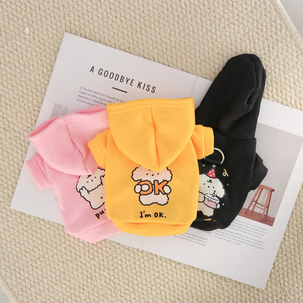 Cat and dog clothes for autumn and winter