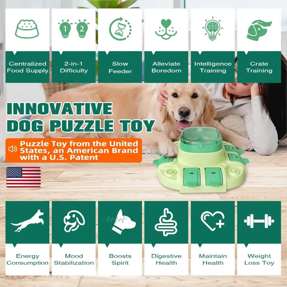 Dog educational toys hidden food dog bowl