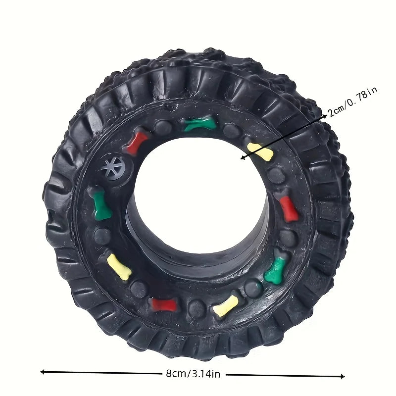 Durable Dog Chew Wheel Toy