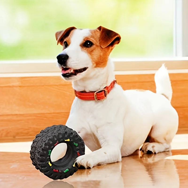 Durable Dog Chew Wheel Toy