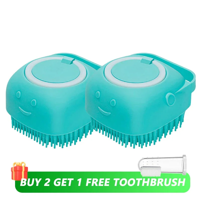 Dog Brush Soap Scrubber