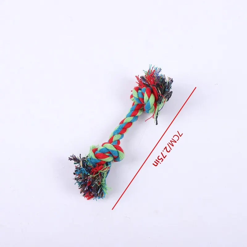 Dog Toy  Bite-resistant Cotton Rope Knot