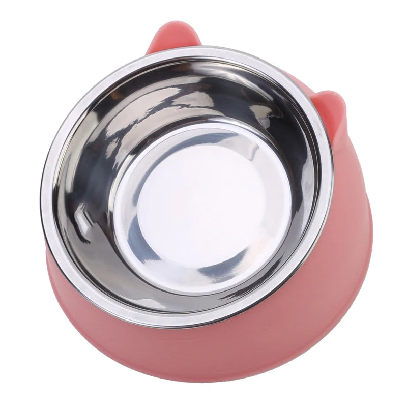 Stainless Steel Kitten Puppy Food Feeding Bowls