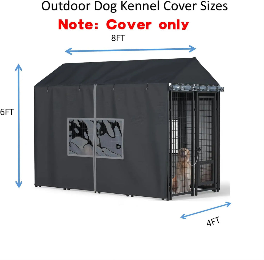 Outdoor Dog Kennel Covered
