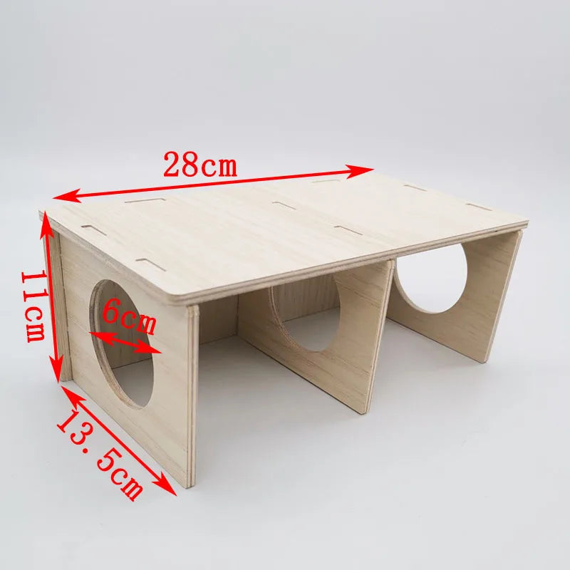 Hamster Solid Wood Shelter House