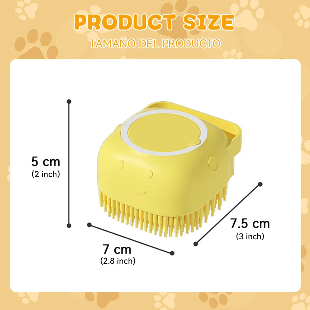 Dog Brush Soap Scrubber