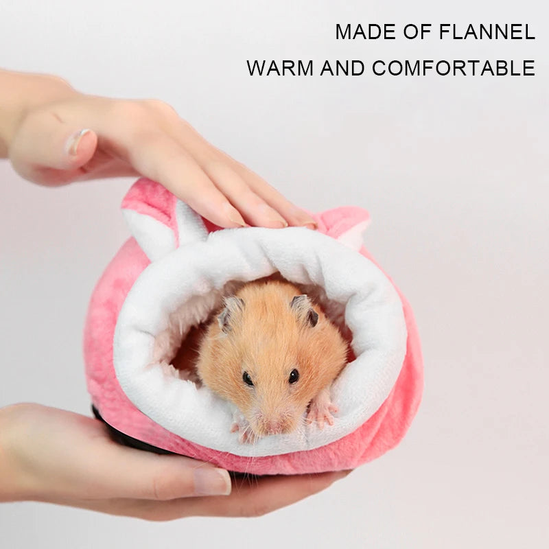 Hamster House Winter Warm Soft Beds