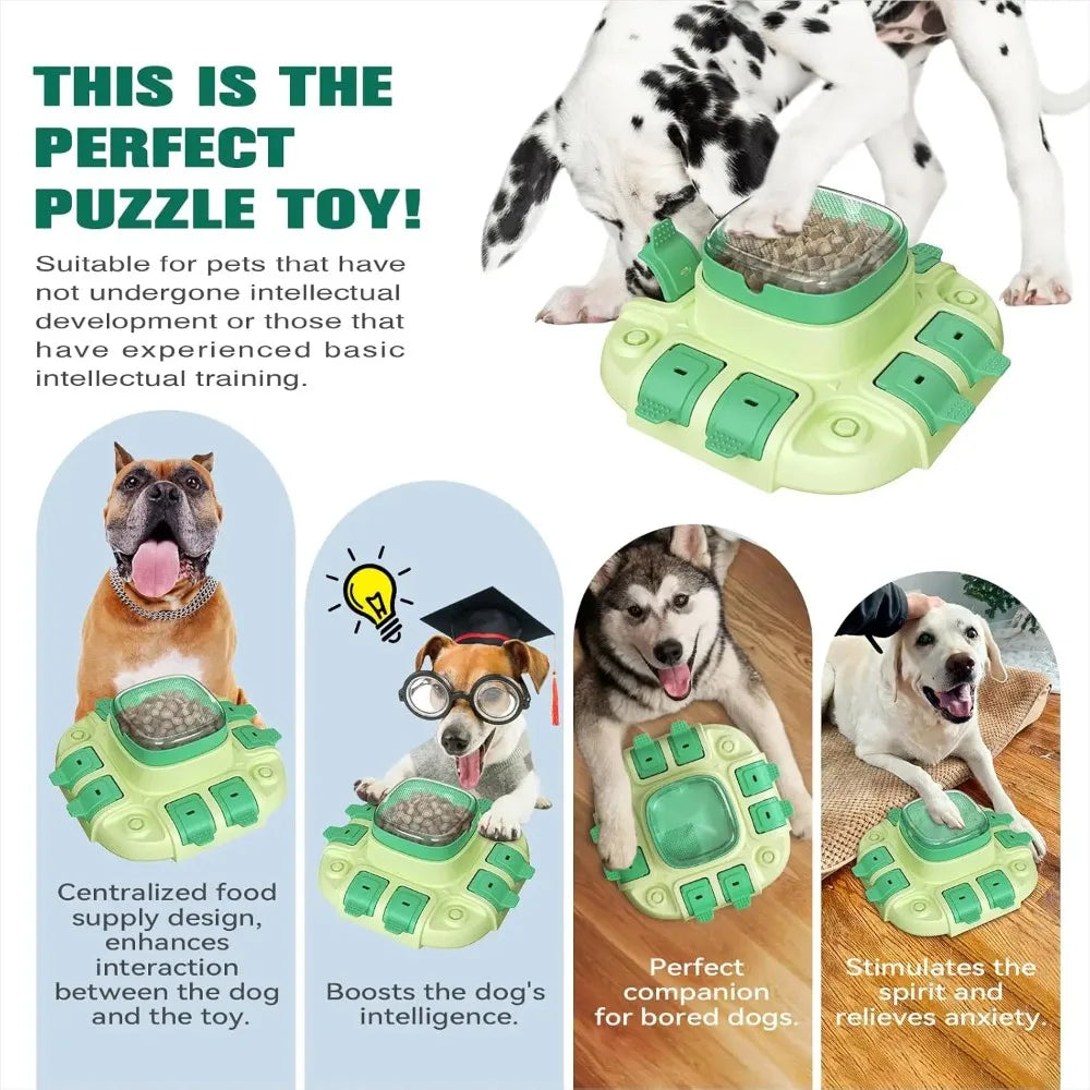 Dog educational toys hidden food dog bowl