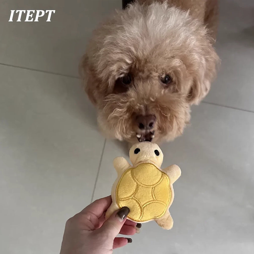 Dog Mini Turtle Plush Chew Toy