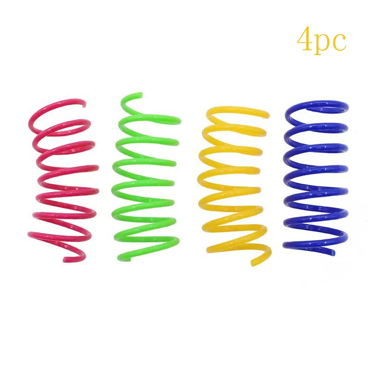 Plastic Spring Cat Toy