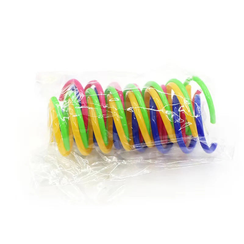 Plastic Spring Cat Toy