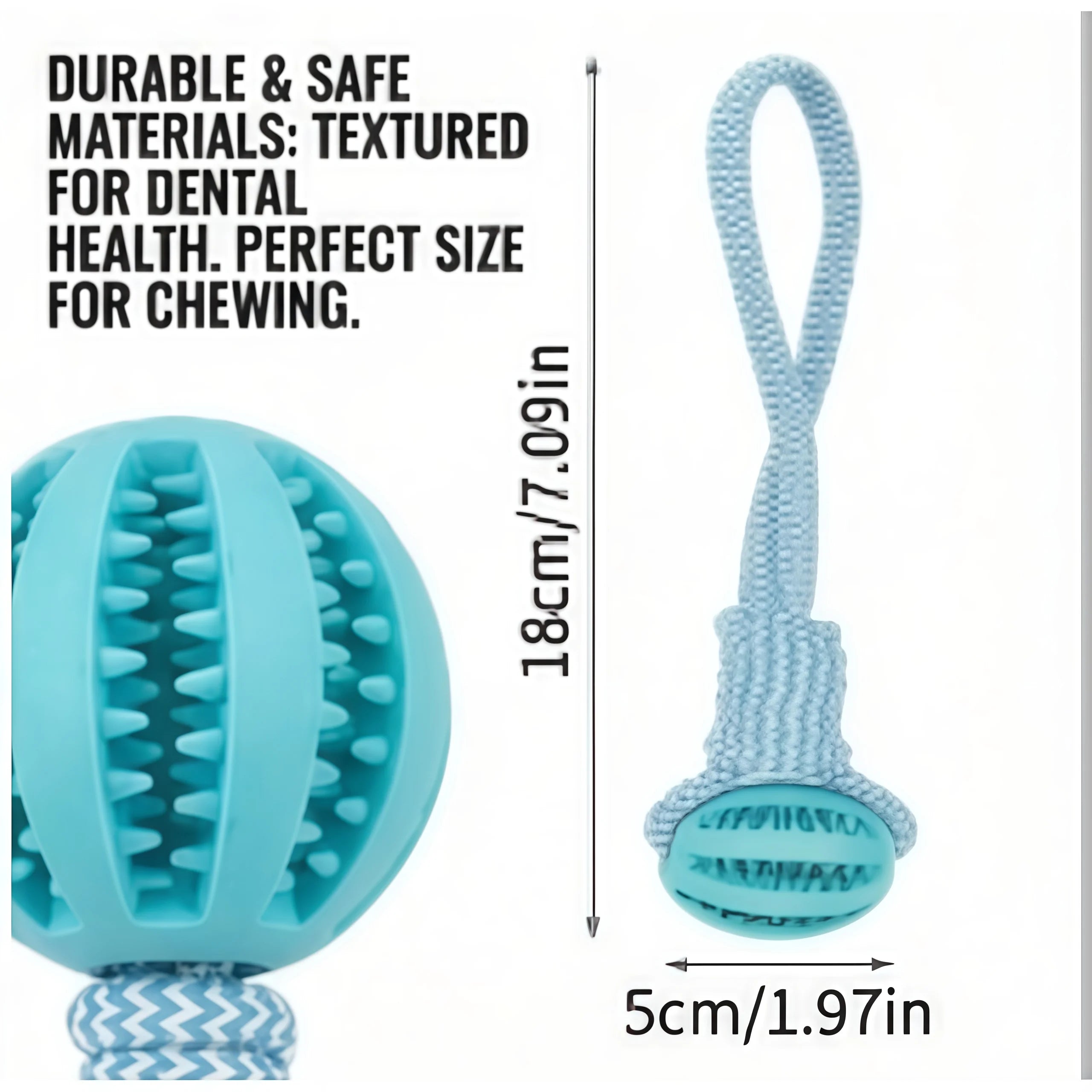 Durable Braided Rope Chew Toy Ball