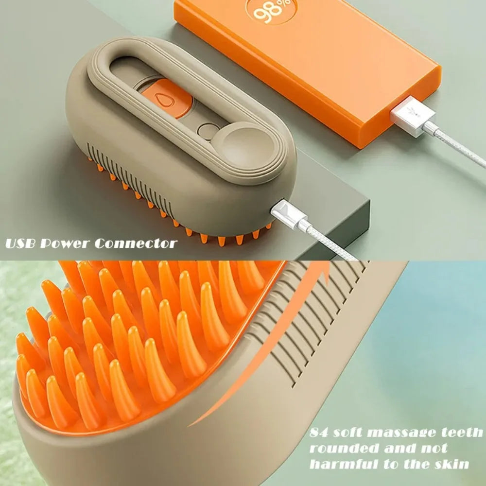 Cat & Dog Electric Steam Brush