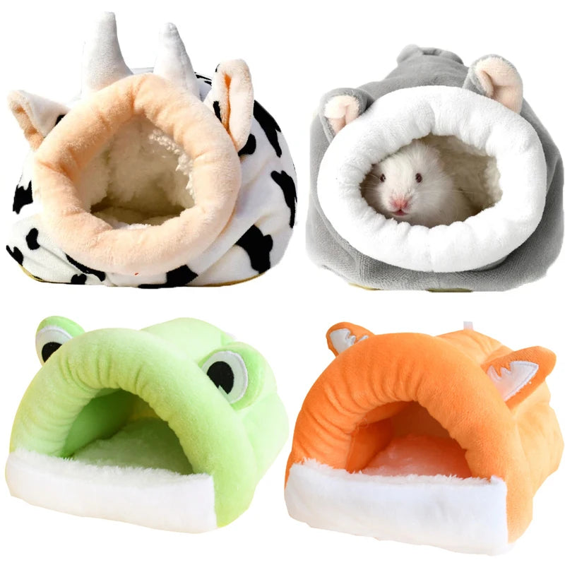 Hamster House Winter Warm Soft Beds