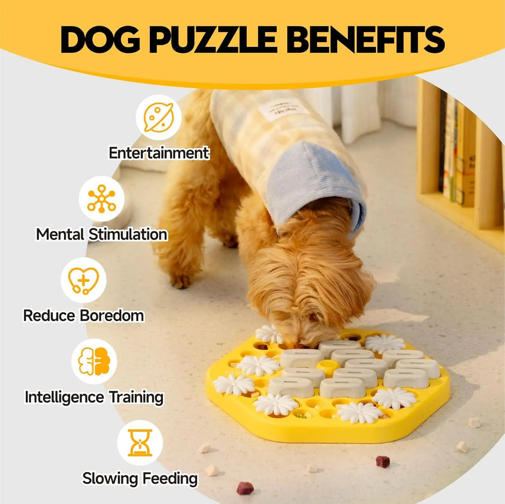 Dog Puzzle Slow Feeder Interactive Puzzle