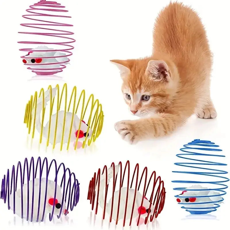 Cat Toy Spring Balls