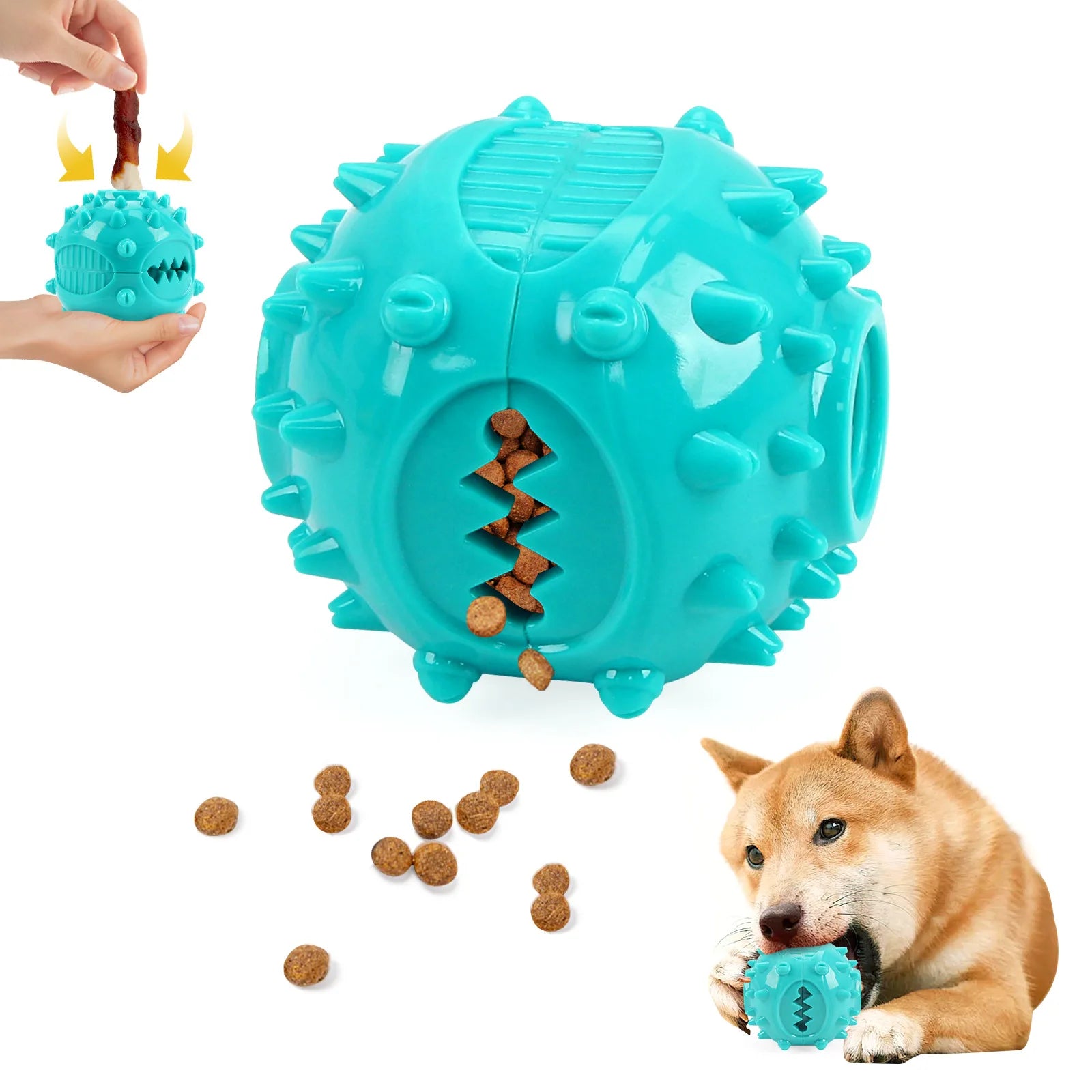 Dog Interactive Chew Treat Dispensing Ball