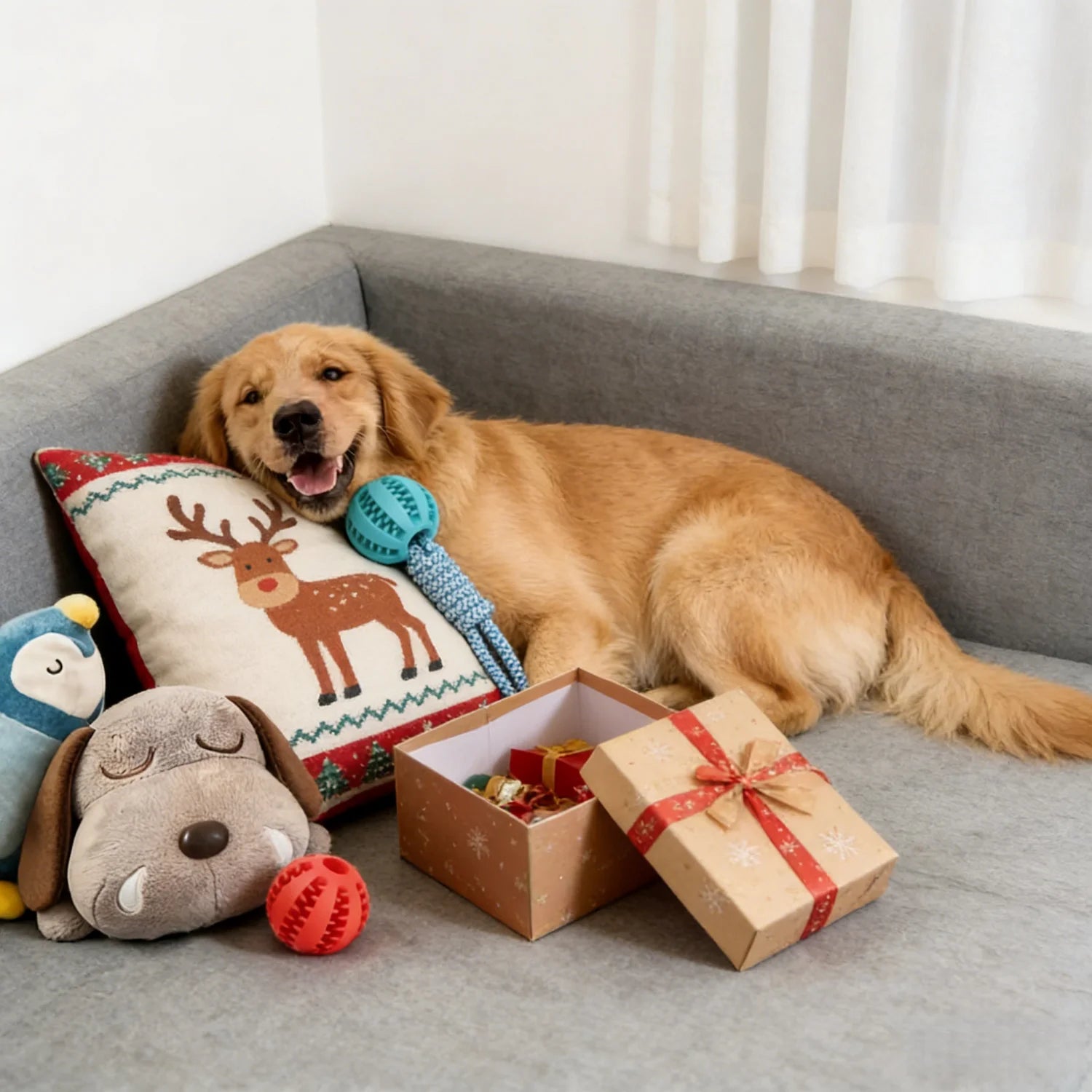 Durable Braided Rope Chew Toy Ball