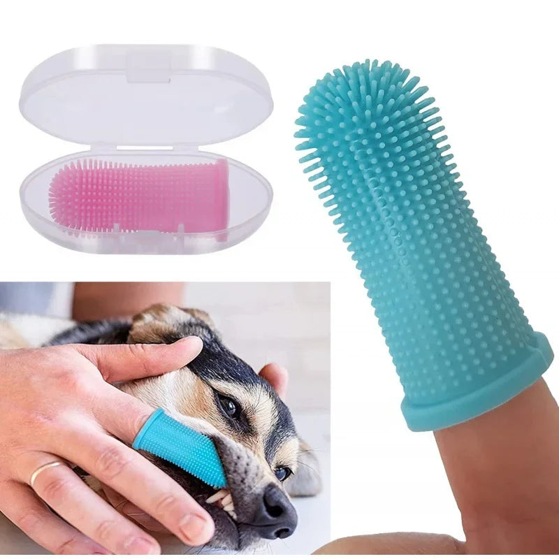Dog & Cats Super Soft  Pet Finger Toothbrush