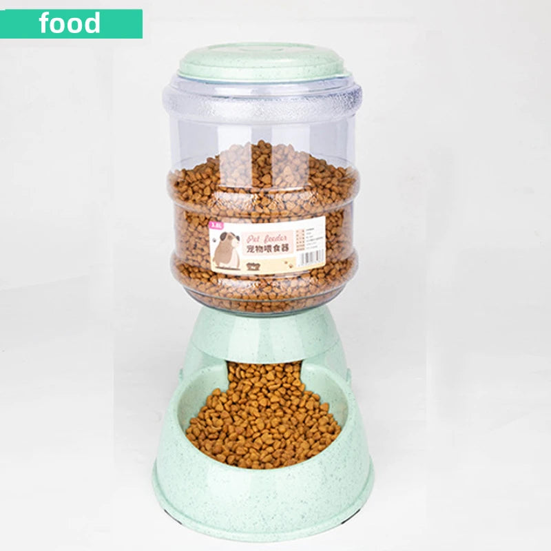 Large Capacity Dog Feeder Bowls & Water Dispenser