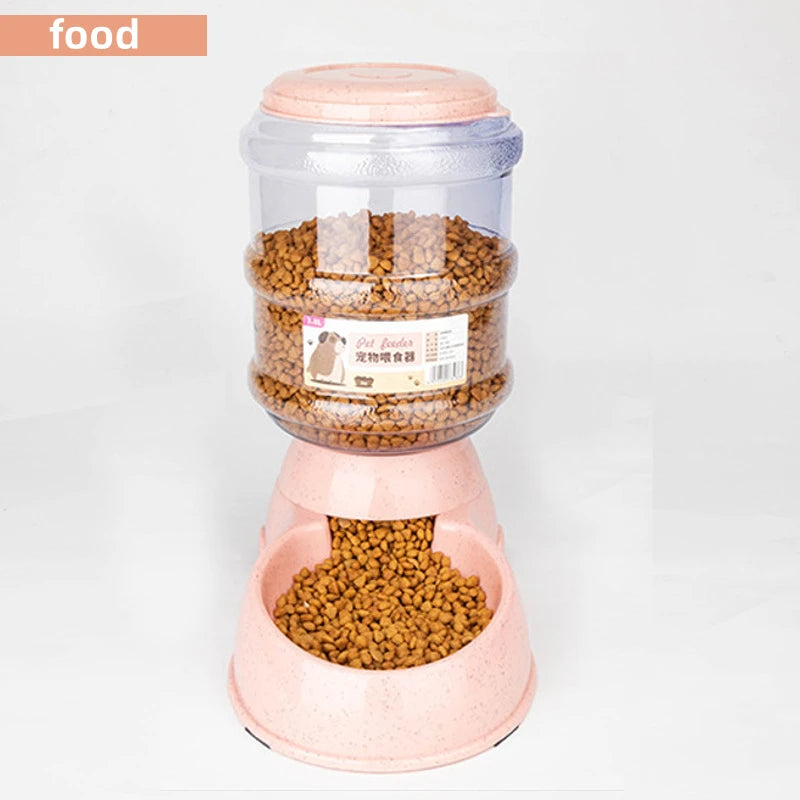 Large Capacity Dog Feeder Bowls & Water Dispenser